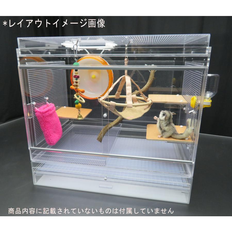 フクロモモンガ ジョイントケージ 60×45×55 : アクリルケージ屋 フクロモモンガ ジョイントケージ 60×45×55 : アクリルケージ屋