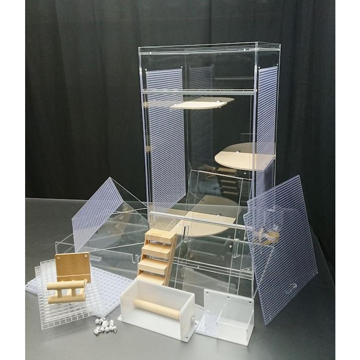 アクリルケージ屋さんフクロモモンガケージ75 ケージ備品 冬セットB