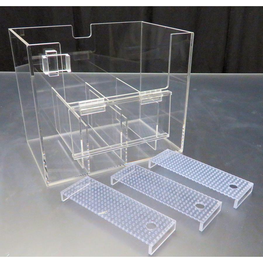 小型オーバーフロー水槽 30 51ｃｍ バック黒 豪華