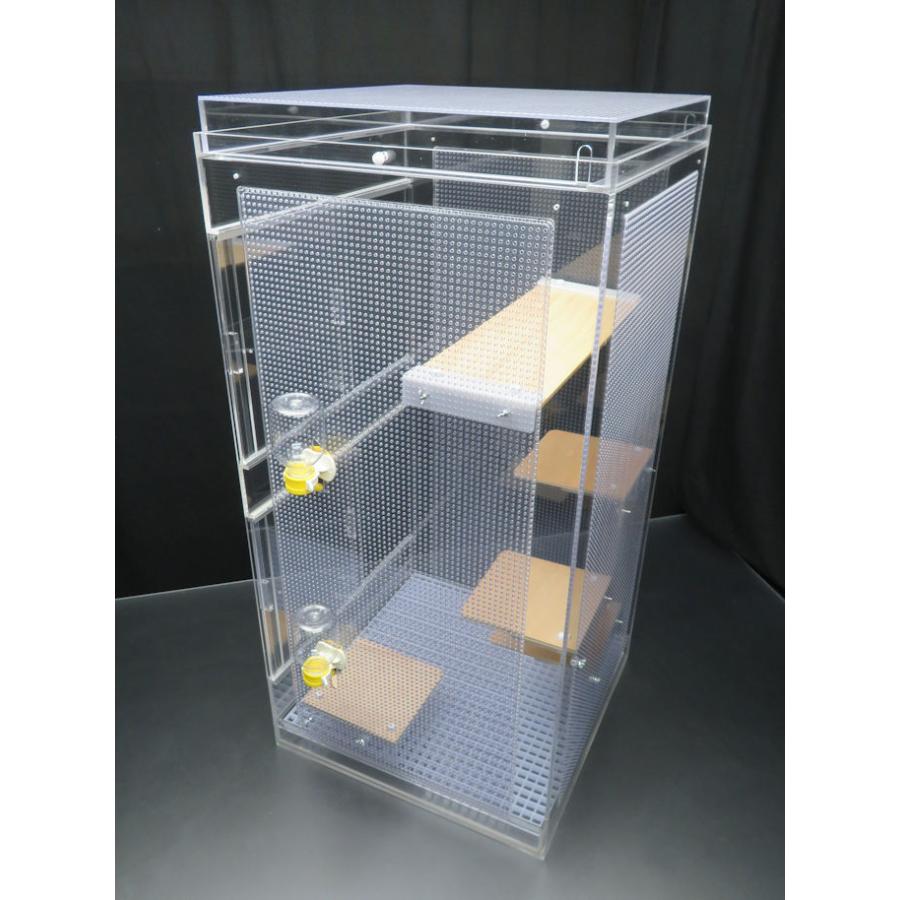 フクロモモンガ 大型一体化ケージ 50×50×103cm 3面パンチング 平面フタ :FO3P-5050103B:アクリルケージ屋さん - 通販 - Yahoo!ショッピング フクロモモンガ 大型一体化ケージ 50×50×103cm 3面パンチング 平面フタ :FO3P-5050103B:アクリルケージ屋さん - 通販 - Yahoo!ショッピング