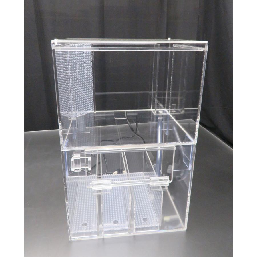 円 爆売り 小さなオーバーフロー水槽 30 25 47cm 4層浄化槽