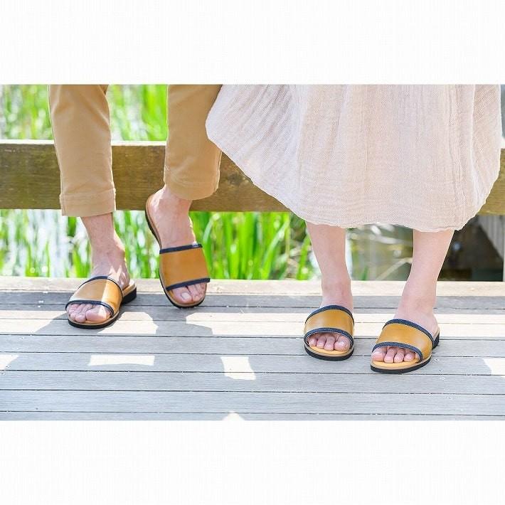 カジュアルサンダル メンズ サンダル レザーサンダル ジーンズ 鹿革 Ya9000 Shoe Cellar 通販 Yahoo ショッピング