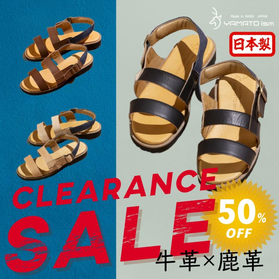 カジュアルサンダル メンズ サンダル レザーサンダル ジーンズ 鹿革 ランキング22