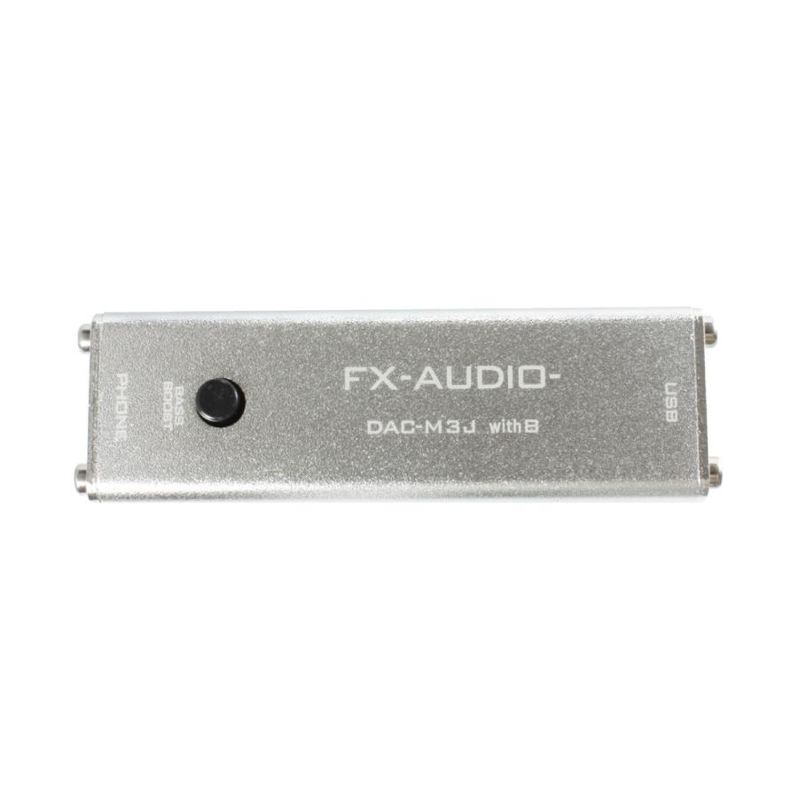 FX-AUDIO- DAC-M3J with B [シルバー] お手軽 USB バスパワー駆動ハイレゾ対応DAC &ヘッドフォンアンプ | FX AUDIO | 02