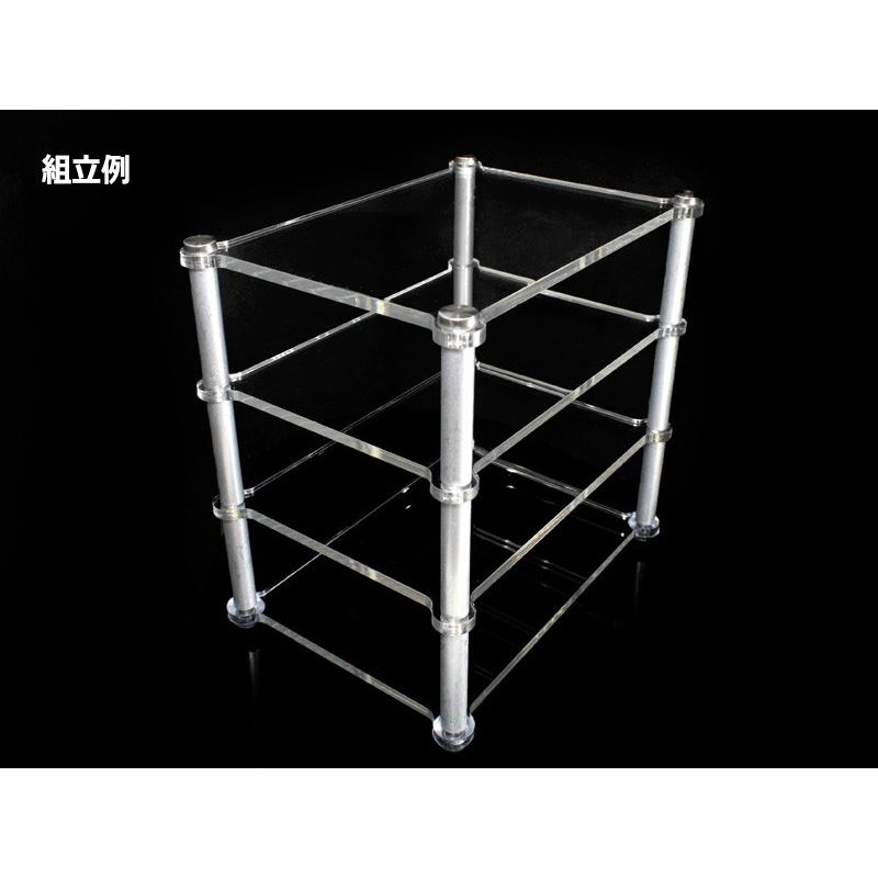オーディオラック 楽天市場】アクリル製 オーディオラック[W:266×D:180×H:122mm 4.8mm厚