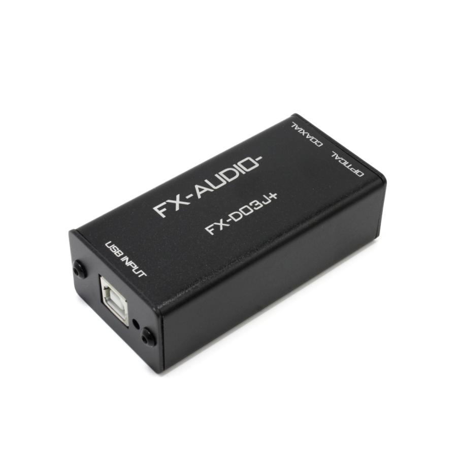 FX-AUDIO- FX-D03J+ USB バスパワー駆動DDC USB接続でOPTICAL・COAXIALデジタル出力を増設 ハイレゾ対応 最大24bit 192kHz 光 オプティカル 同軸｜nfj｜02