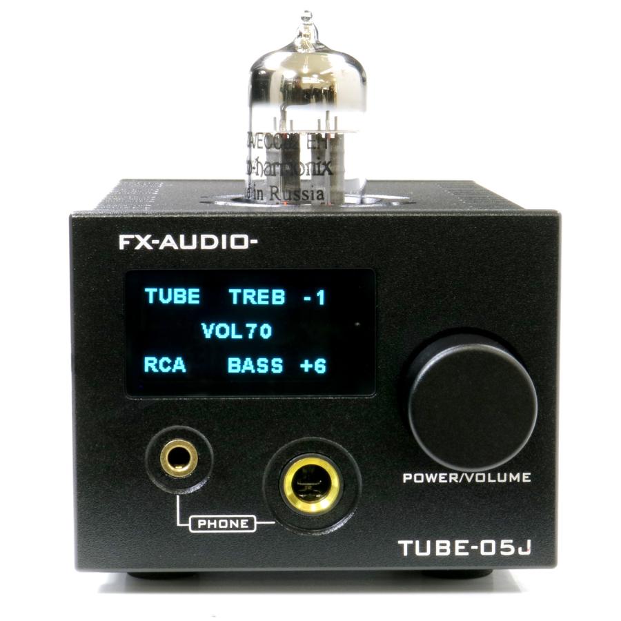 【予約販売：5月中旬頃納期】FX-AUDIO- TUBE-05J 12AU7(ECC82)真空管 搭載 プリアンプ ＆ ハイパワー ヘッドフォンアンプ｜nfj｜02