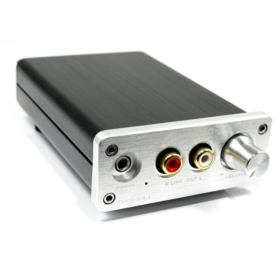 FX-AUDIO- DAC-X4J[シルバー] DAC&ヘッドフォンアンプ 最大24bit 192kHz｜nfj｜02