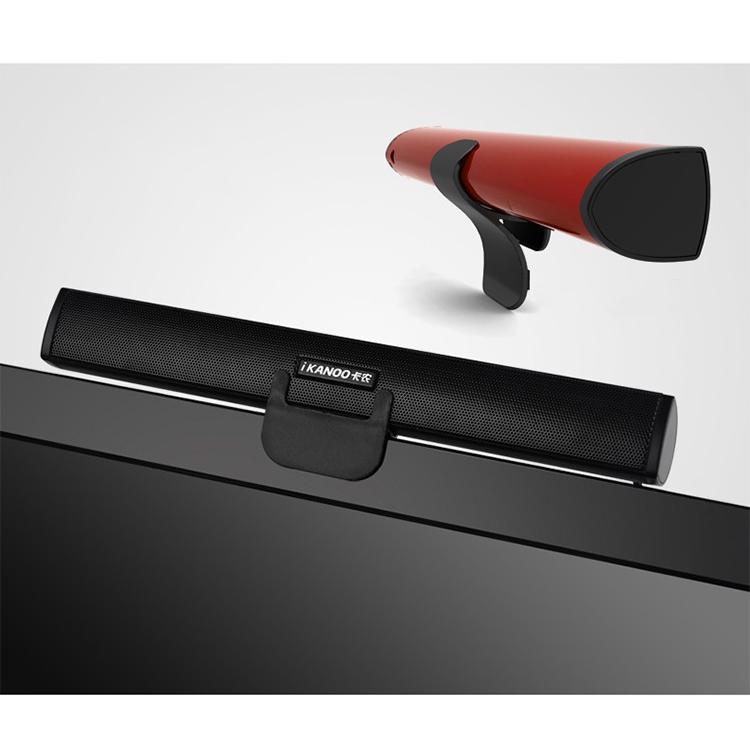 iKANOO N12 [レッド]USB接続スピーカー サウンドバー ポータブル