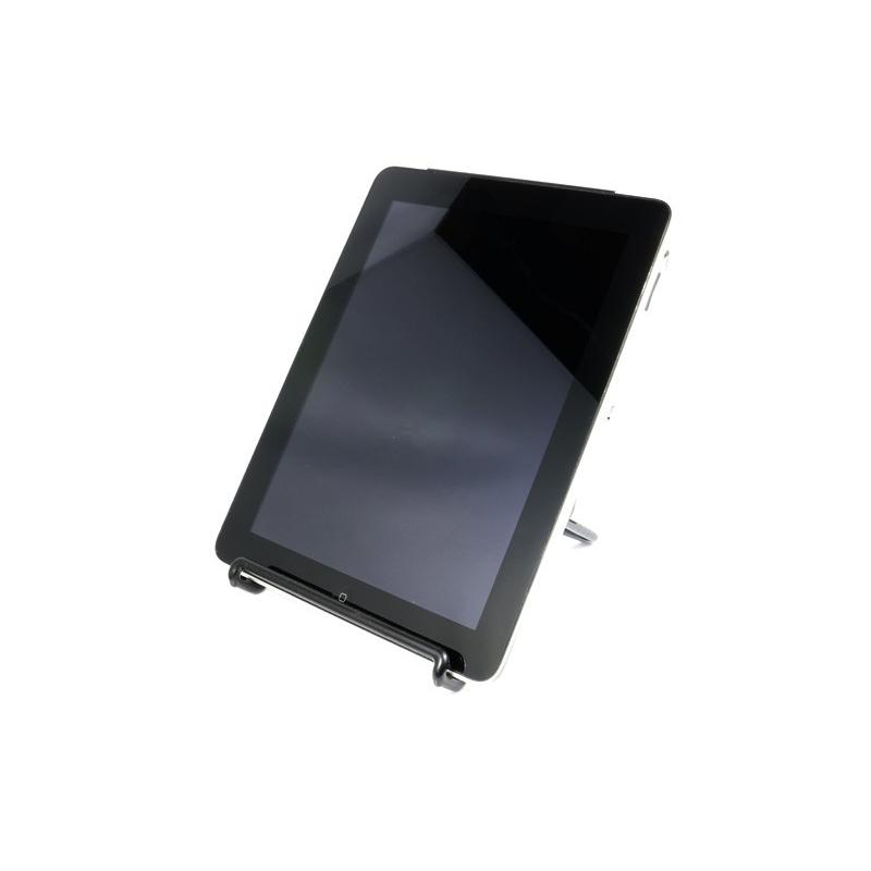 無断階角度調整タブレットスタンド 大 (15インチサイズ)『ブラック
