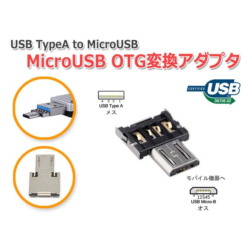 極小』超小型MicroUSB OTG変換アダプター USB-Aオス to MicroUSBオス変換 スマートフォンとUSB機器の接続に  :M26:NFJストア ヤフーショッピング店 通販 