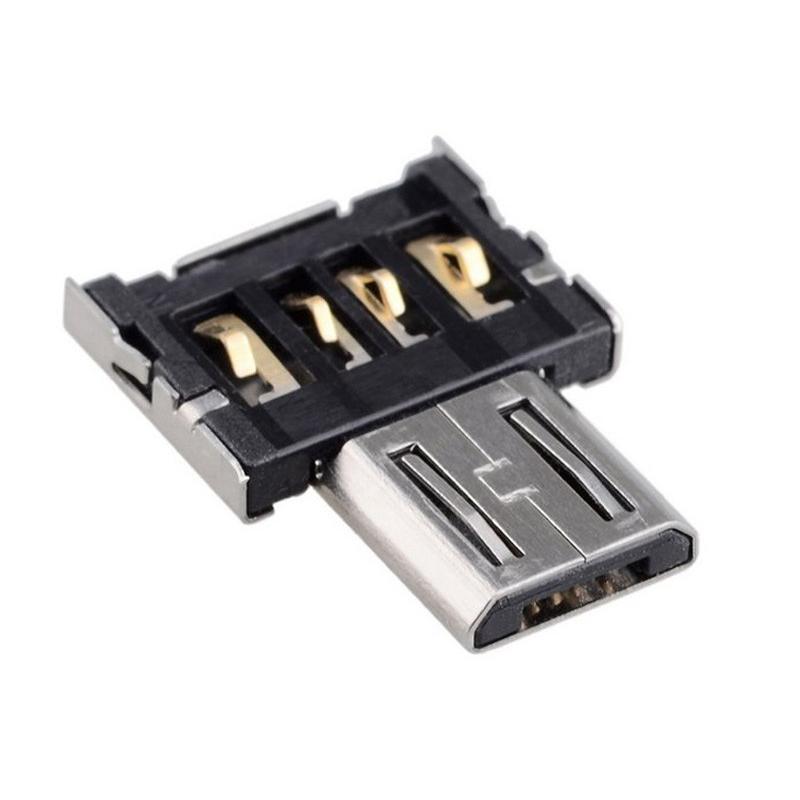 極小』超小型MicroUSB OTG変換アダプター USB-Aオス to MicroUSBオス