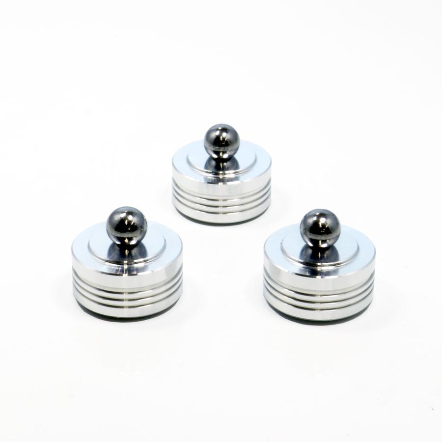 特注仕様 Φ20×10mm アルミ削り出しインシュレーター6個Set 滑り 特注仕様 Φ20×10mm アルミ削り出しインシュレーター6個Set 滑り
