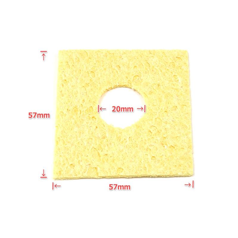 はんだクリーニングスポンジ [5mm厚 穴空きタイプ] こて先クリーナー | ブランド登録なし | 01