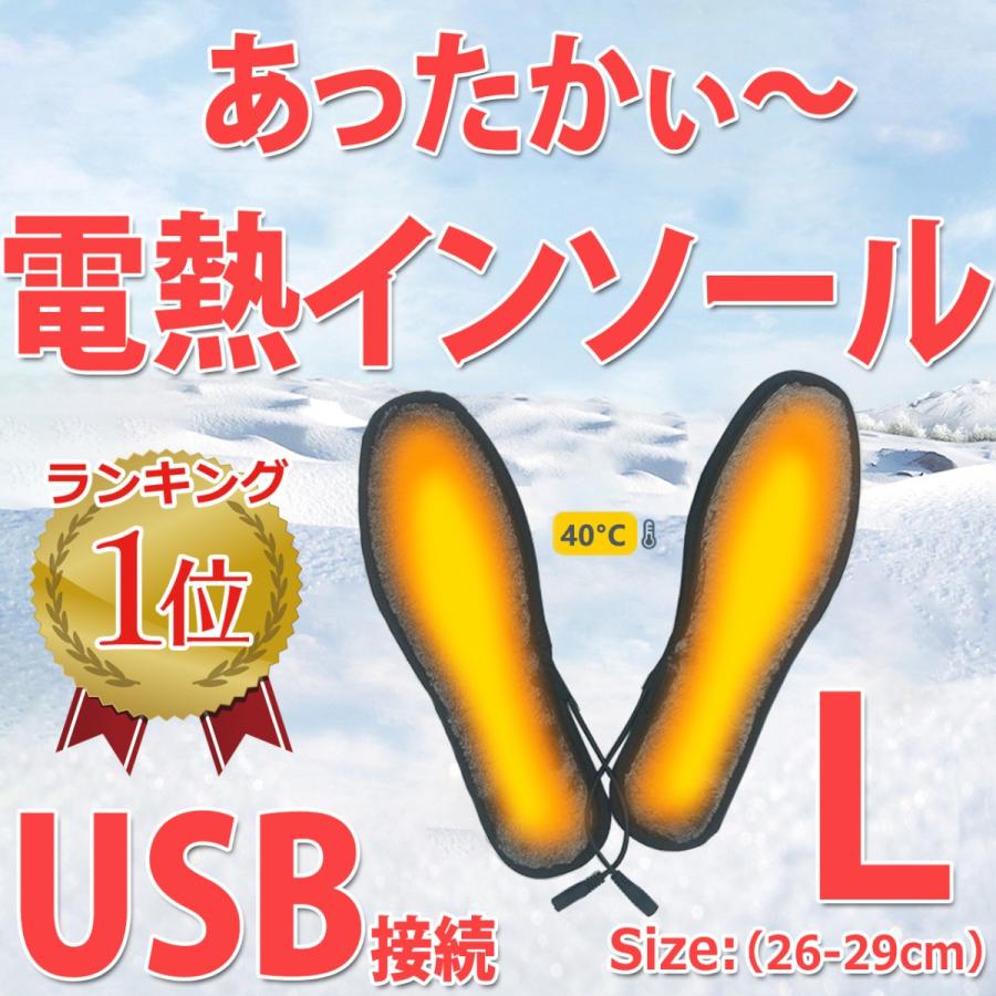 Usb接続 あったかグッズ 電熱 インソール ヒーター L 26 29cm 起毛やわらか素材 電熱ウェア 冷え対策 暖 フットウォーマー 車内 Q064 Nfjストア ヤフーショッピング店 通販 Yahoo ショッピング