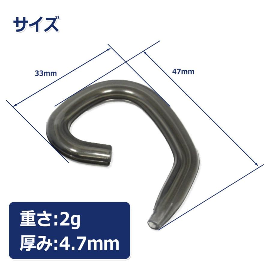イヤーフック マスク補助器具 イヤーガード[クリア]2個セット 耳が痛く