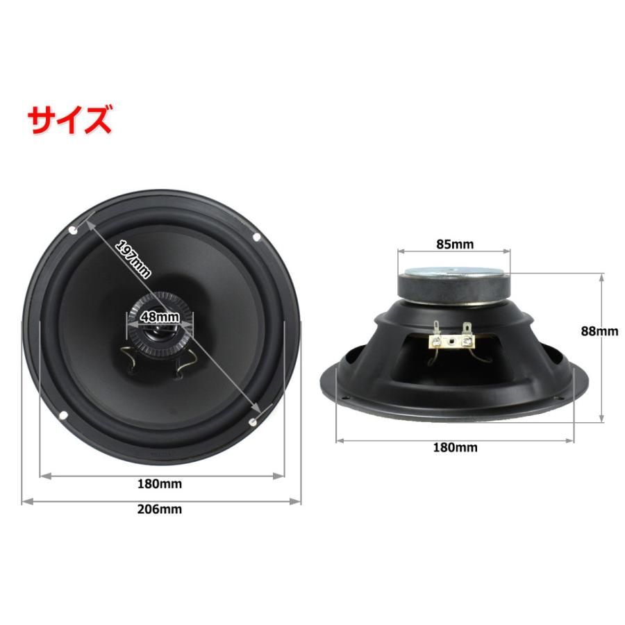 同軸型 大口径7インチコアキシャル2Wayスピーカーユニット4Ω 同軸型 大口径7インチコアキシャル2Wayスピーカーユニット4Ω