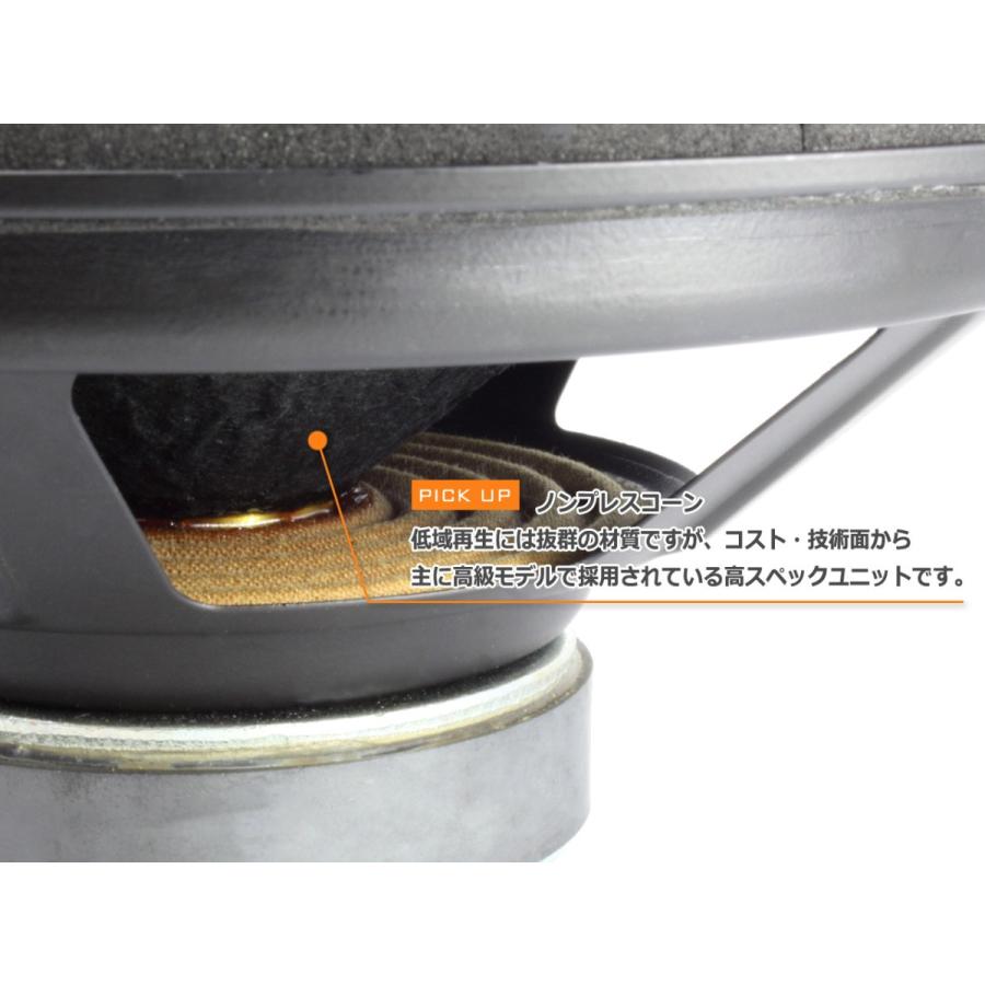 樹脂コーティングノンプレスコーンウーハーユニット8インチ 樹脂コーティングノンプレスコーンウーハーユニット8インチ