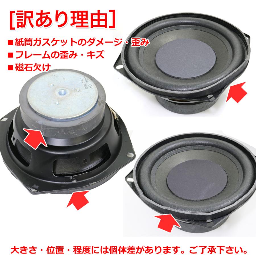 訳あり特価]平面センターキャップ＆ウレタンエッジ ウーハーユニット5