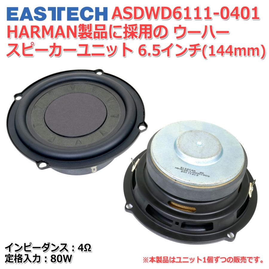 「サスペリア」販促用ウチワ（非売品・新品・２００５年） EASTECH ASDWD6111-0401 HARMAN製品採用 ウーハースピーカーユニット