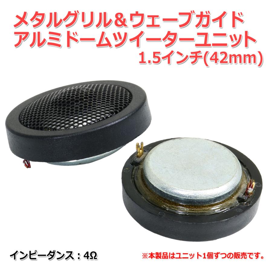 超レア メタルグリル ウェーブガイド アルミドーム ツイーター