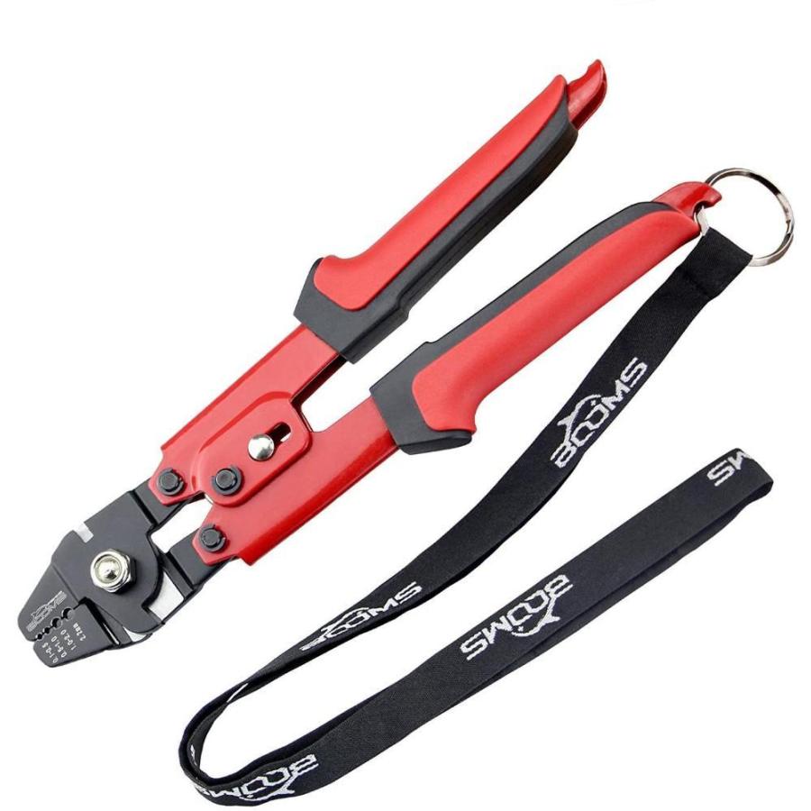 Booms Fishing Cp1 ハンドプレッサー アルミスリーブ かしめ機 圧着工具 ワイヤーロープカッター ワイヤークランプ