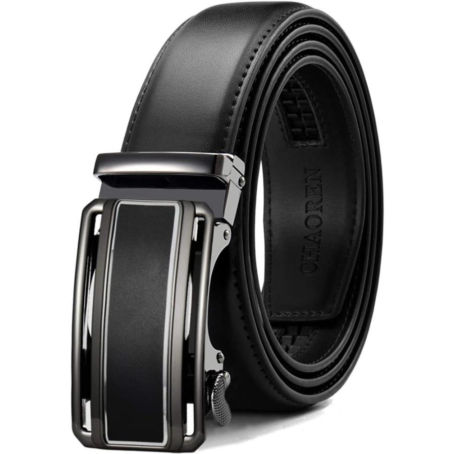 Chaoren ベルト メンズ スーツ 紳士 ベルト ビジネス コンフォートフォーマル 無段階調整 穴なし ふるさと割