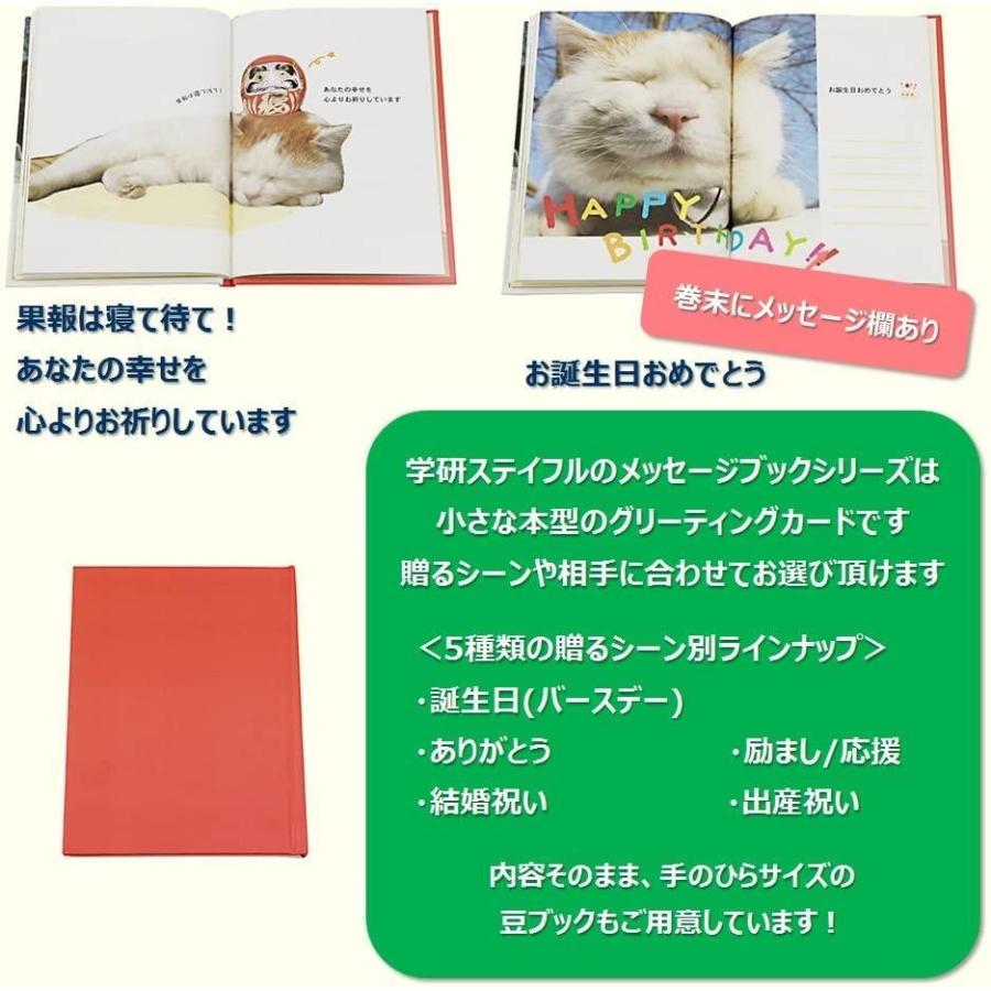 最初の 学研ステイフル バースデーカード メッセージブック かご猫 B しおり Www We Job Com