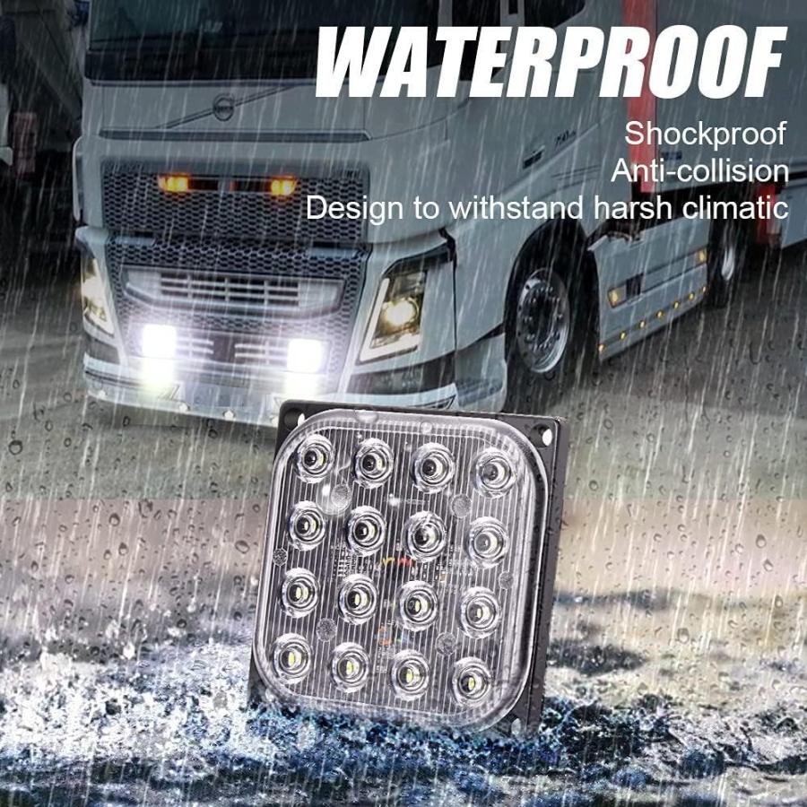 最大70 Offクーポン X Style 4d 警告ストロボライト 2色発光 12v 24v 緊急点滅警告 連led 防水 耐衝撃 緊急グリルライト サイドマーカ Rmb Com Ar