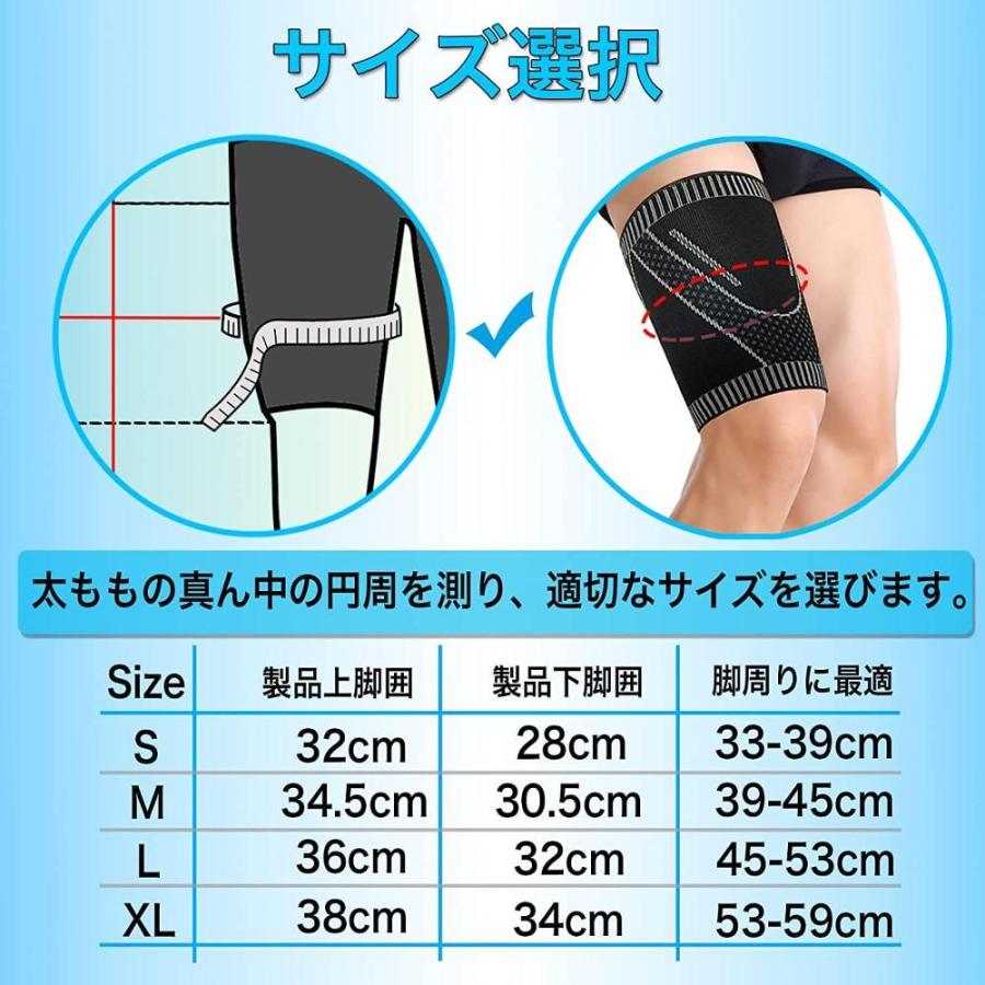 最大15 Offクーポン 通気性 スポーツ用 大腿用 滑り止め付き 太腿サポーター 太ももサポーター 2枚 Goosom 薄型 M 暗灰色 Tc 指用 Www We Job Com