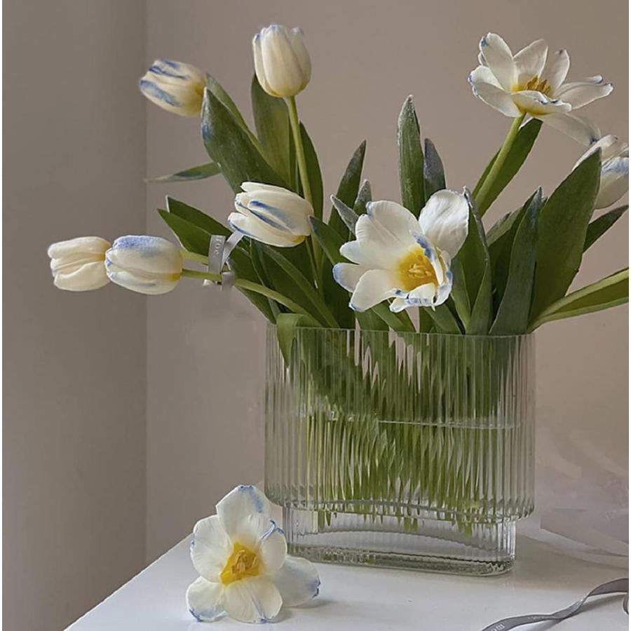 花瓶 ガラス 花瓶 おしゃれ 大 花瓶北欧 花瓶 フラワーベース 花器 バスケット 花瓶 ガーデン ガラス グラデーション 現代 シンプル 透明 広 最も