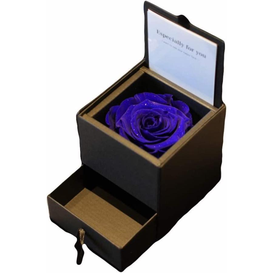 安心と信頼 ジュエリーbox 青いバラ 花言葉 可能性 プリザーブドフラワーギフト 誕生日