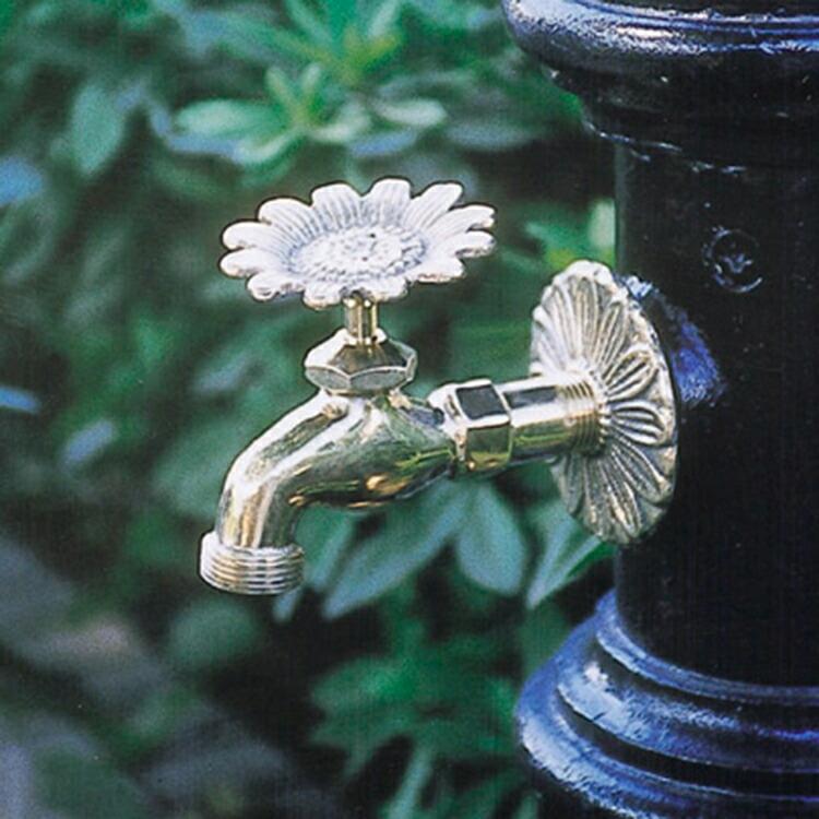 蛇口 ヒマワリ（真鍮色）ガーデン 水回り | 