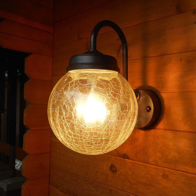玄関照明 LED照明 レトロ アンティーク風 ひび焼きガラス LED 玄関照明 LED照明 レトロ アンティーク風 ひび焼きガラス LED