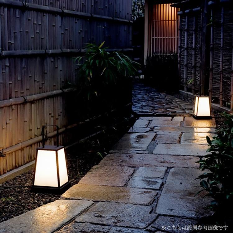 照明 屋外 コンセント 工事不要 外灯 置き型 LED おしゃれ 和風