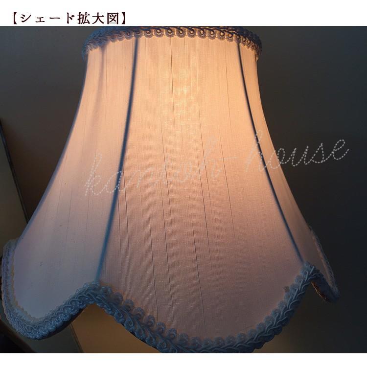 レトロ　テーブルランプ　スタンドライト　アンティーク　箱あり ヴィンテージ スタンド ライト テーブル ランプ 照明 花柄