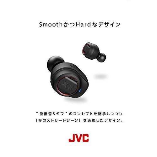 JVC HA-XC70BT-R XXシリーズ 完全ワイヤレスイヤホン Bluetooth対応 重低音 最大12時間再生 リモコン・マイク付き レッ?｜ngo-worksstore｜07