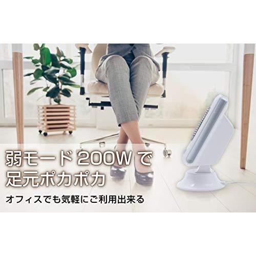 同じ電気代で2倍の暖かさ 独自のハニカム構造により 熱を集中することによって 400wで他社800w電気ストーブ以上効果得られます 転倒時電源off機構などセ 冷暖房器具 空調家電 エコヒーター弱0w 強400w 弱モード0wでも足元ポカポカ Saiel エコヒーター弱 0w 強400w