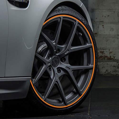 ホイールリムガード 保護カバー ステッカー テープ 車 バイク カー用品 タイヤ 8m ロール オレンジ A B07wflqx77 Ngo Worksストア 通販 Yahoo ショッピング