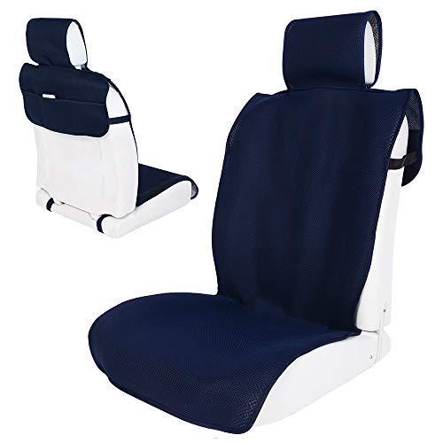 Tanyoo シートカバー カーシートカバー 超通気性 蒸れない 熱発散 丸洗える クールシートカバー メッシュ素材 シートクッション Morefon Ru