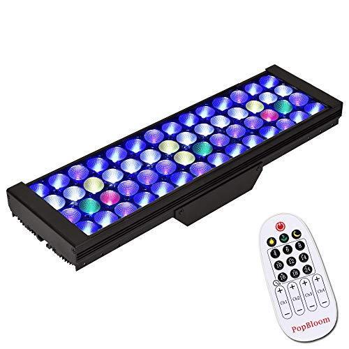 国内外の人気 Popbloom Popbloom S40 Lpsの魚飼育用の水槽ライトをつけるこ 水槽用照明観賞魚飼育礁の珊瑚sps サンゴ 新しい調光海水 Reef ライト 照明器具