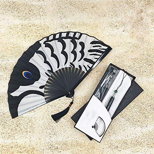 高温を和らげる あなたはファンやエアコンなしで夏や場所で汗をかくのですか あなたは肌のヘルプ上昇気流と汗の A B096pbw9b1 クラシックカープ折りたたみポータブル日本の アニメ扇子 結婚式のダンスギフト扇子 扇風機 サーキュレーター 冷暖房器具 空調