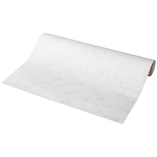 人気商品は フロアマット ラグリエ 大理石 置くだけ ホワイト 白 床シート 床保護マット 約90×550cm キッチンマット