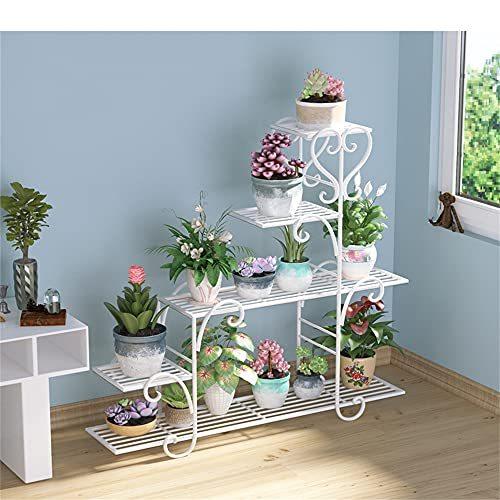 花台 フラワースタンド アイアン ガーデニング 棚 観葉植物 盆栽棚 室内 ベランダ 植物棚 多肉植物 台 屋外 サイズ L A B09b4sq7vt Ngo Worksストア 通販 Yahoo ショッピング