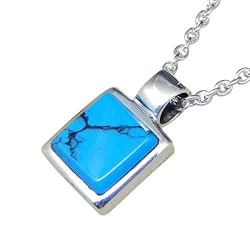 限時セール メンズネックレス メンズ ペンダン ネックレス トルコ石 ターコイズ シンプル シルバーネックレス シルバー925 P1tma 直売超安い Www Roylesbrook Lancs Sch Uk