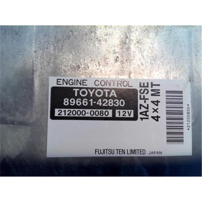 トヨタ 純正 RAV4 《 ACA21W 》 エンジンコンピューター 89661 トヨタ 純正 RAV4 《 ACA21W 》 エンジンコンピューター 89661