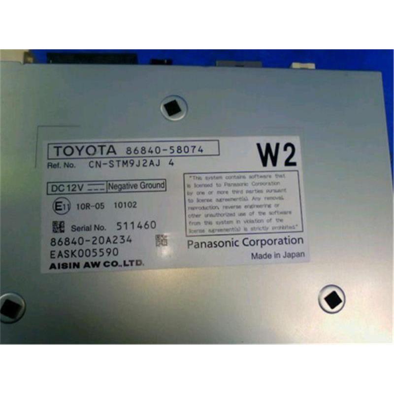TOYOTA純正SDナビ トヨタ オーディオユニット 86100-62030 TOYOTA純正SDナビ トヨタ オーディオユニット 86100-62030 2025