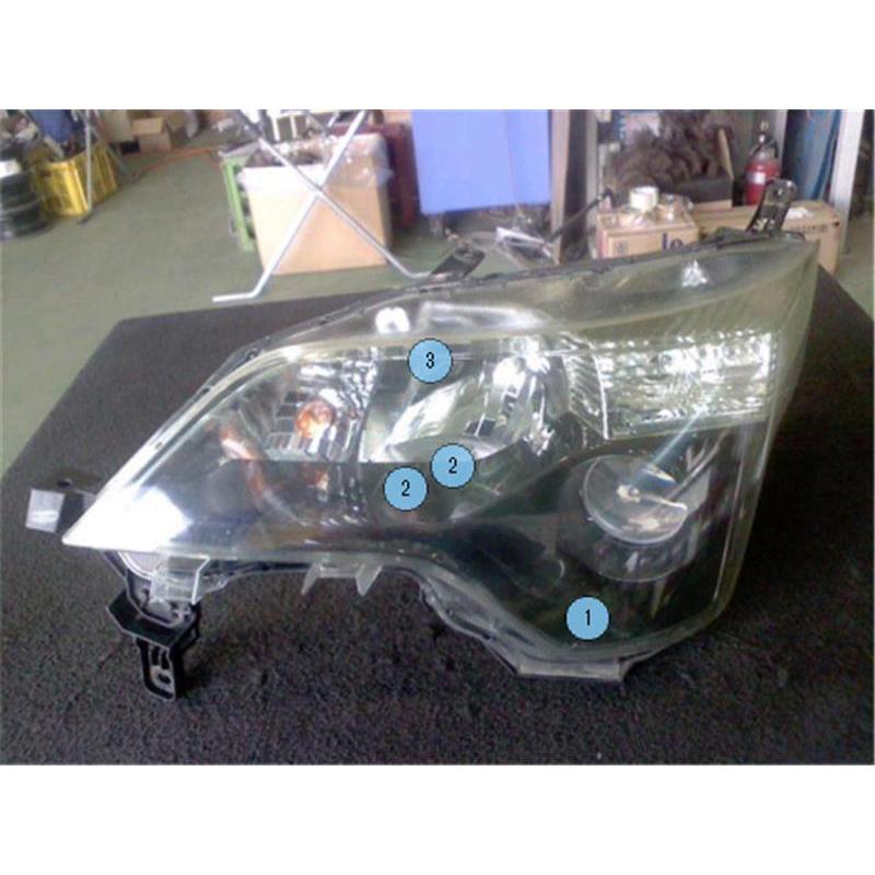 トヨタ 純正 スペイド 《 NCP141 》 左ヘッドライト 81150-52F50