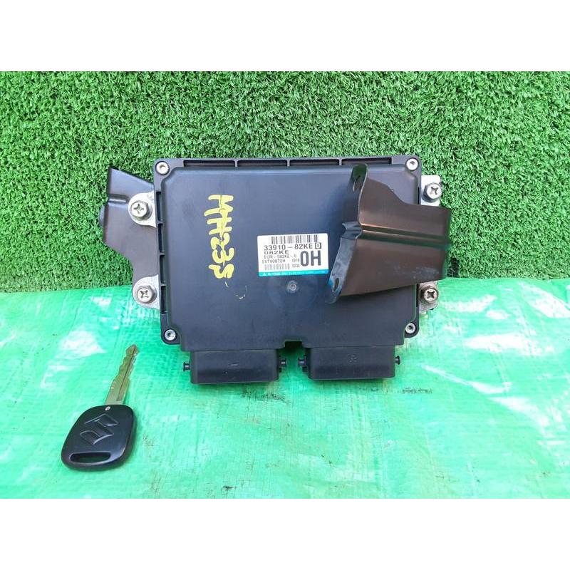 ワゴンR スティングレー（MH23S）エンジンコンピューター セット H20年 MJ23S AZワゴン MH23S ワゴンR K6A 4速 AT 4WD エンジン