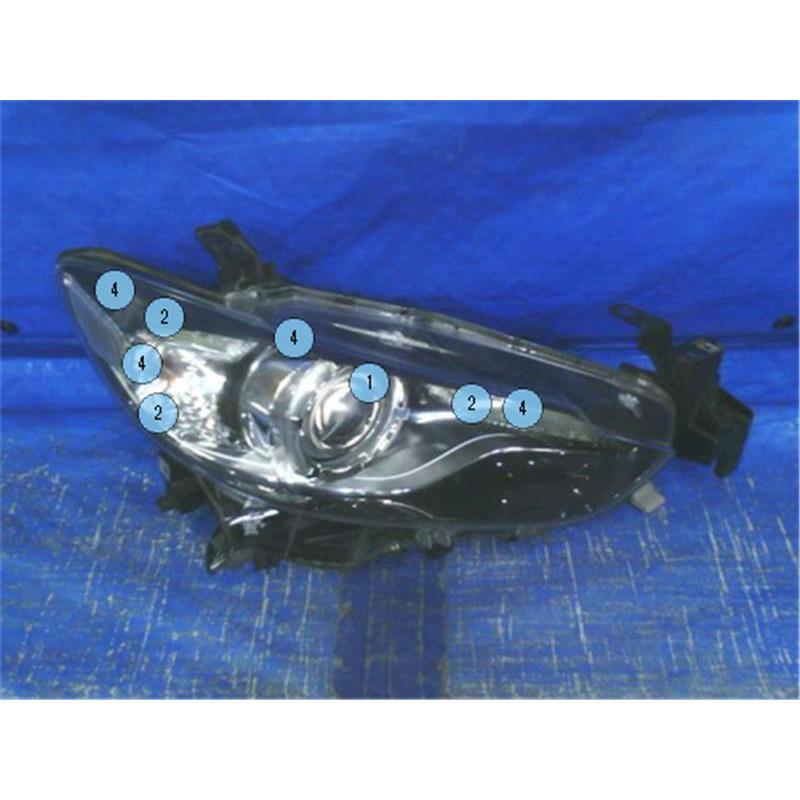 新品未使用品　マツダ　純正部品　ヘッドライトユニット(右) マツダ 純正 アクセラ 《 BLFFP 》 右ヘッドライト B44B-51-0K0D